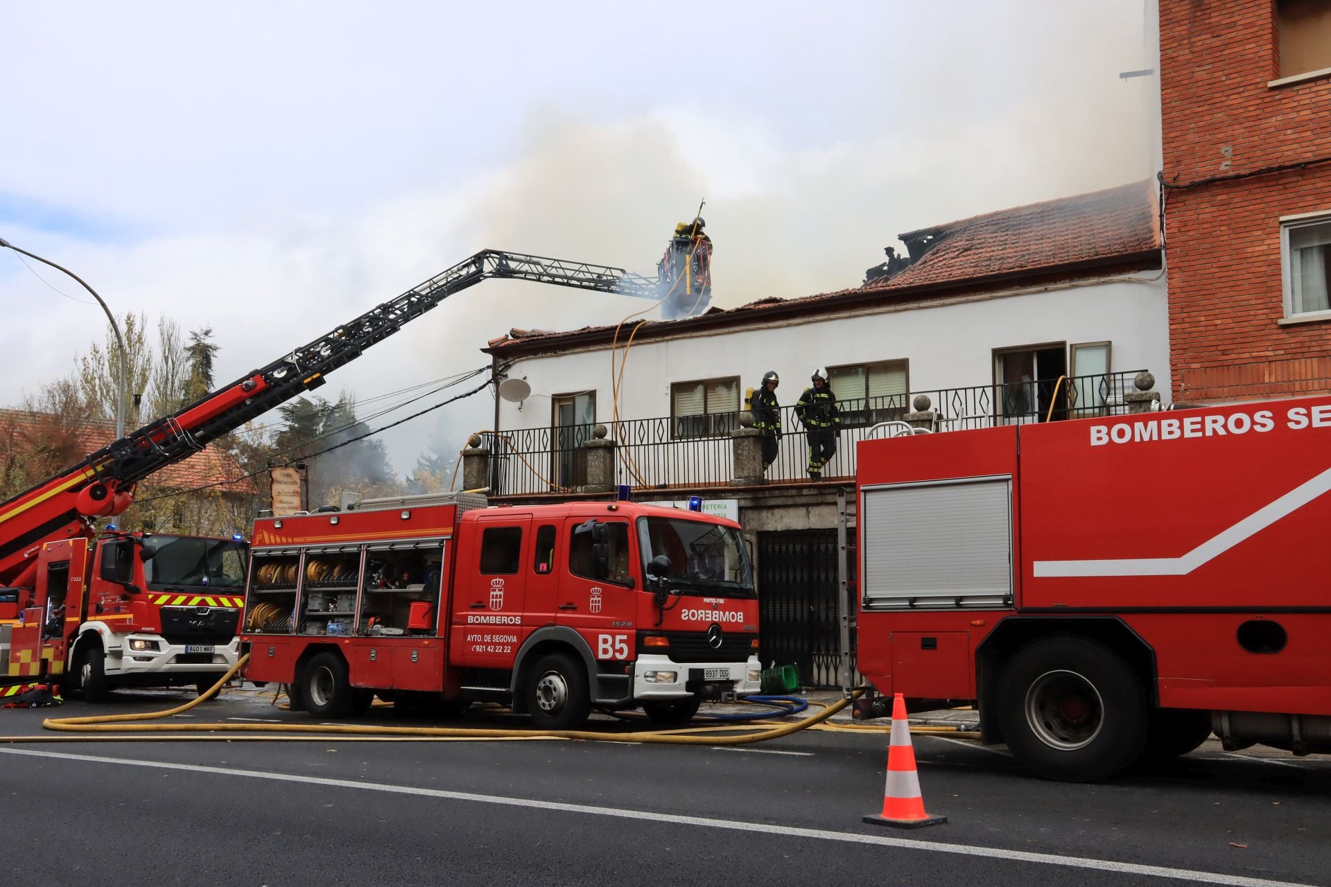 El incendio de San Rafael, en imágenes