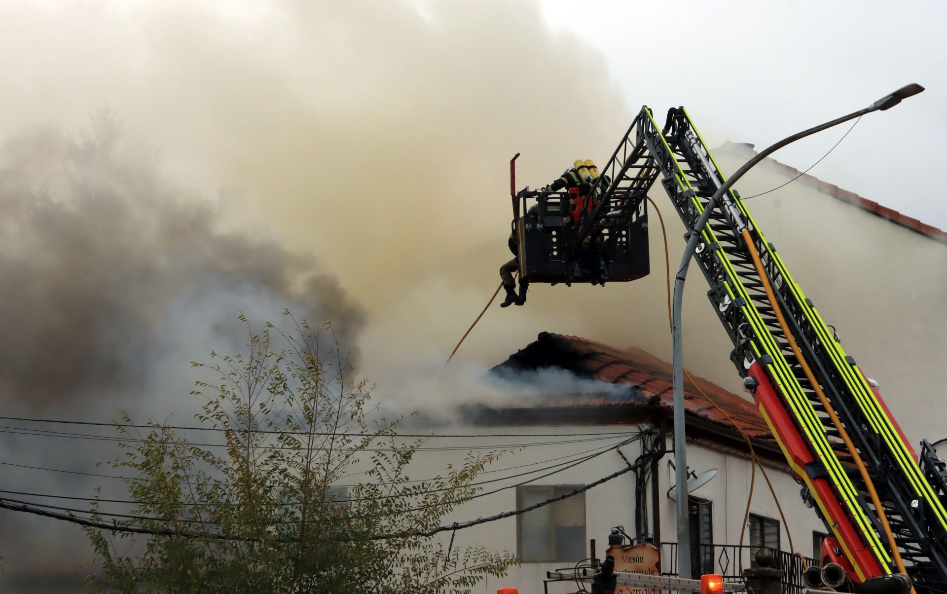 El incendio de San Rafael, en imágenes