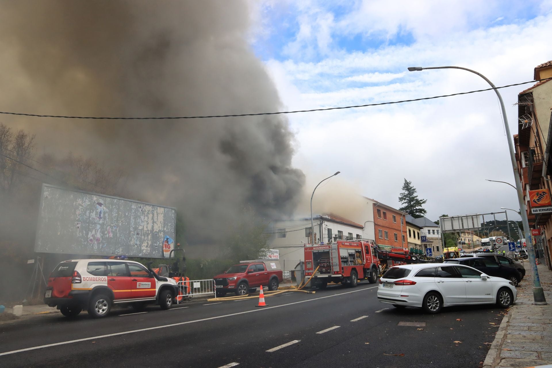 El incendio de San Rafael, en imágenes