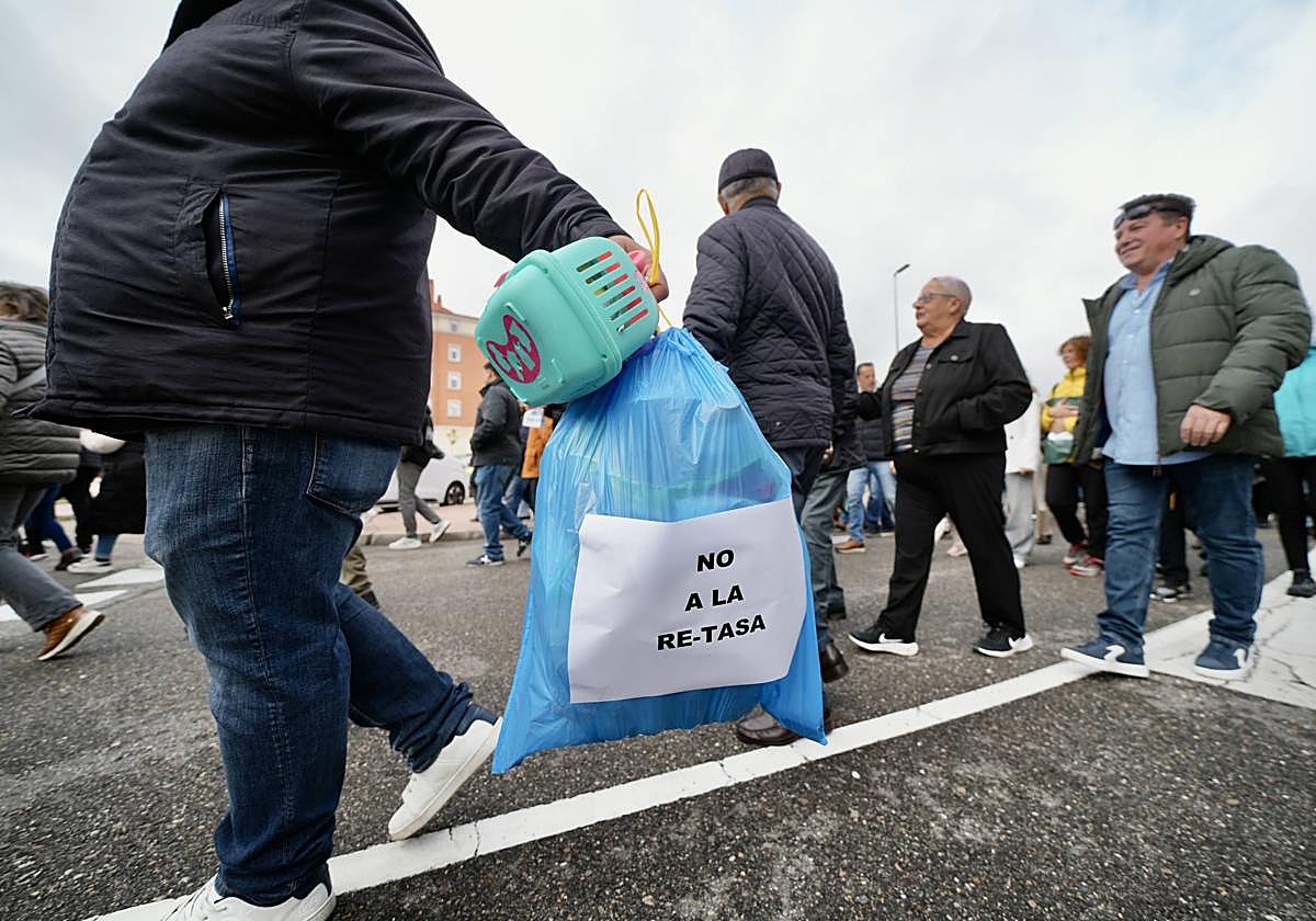 Las imágenes de la manifestación en Laguna de Duero