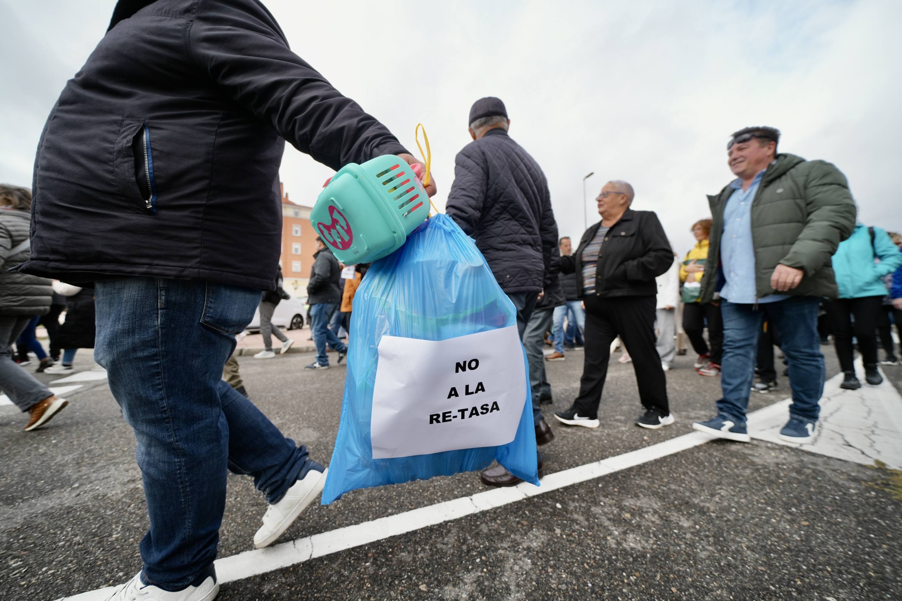 Las imágenes de la manifestación en Laguna de Duero