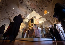 El Realejo de Juana de Castilla, en la Capilla Dorada, de Santa Clara, Tordesillas.
