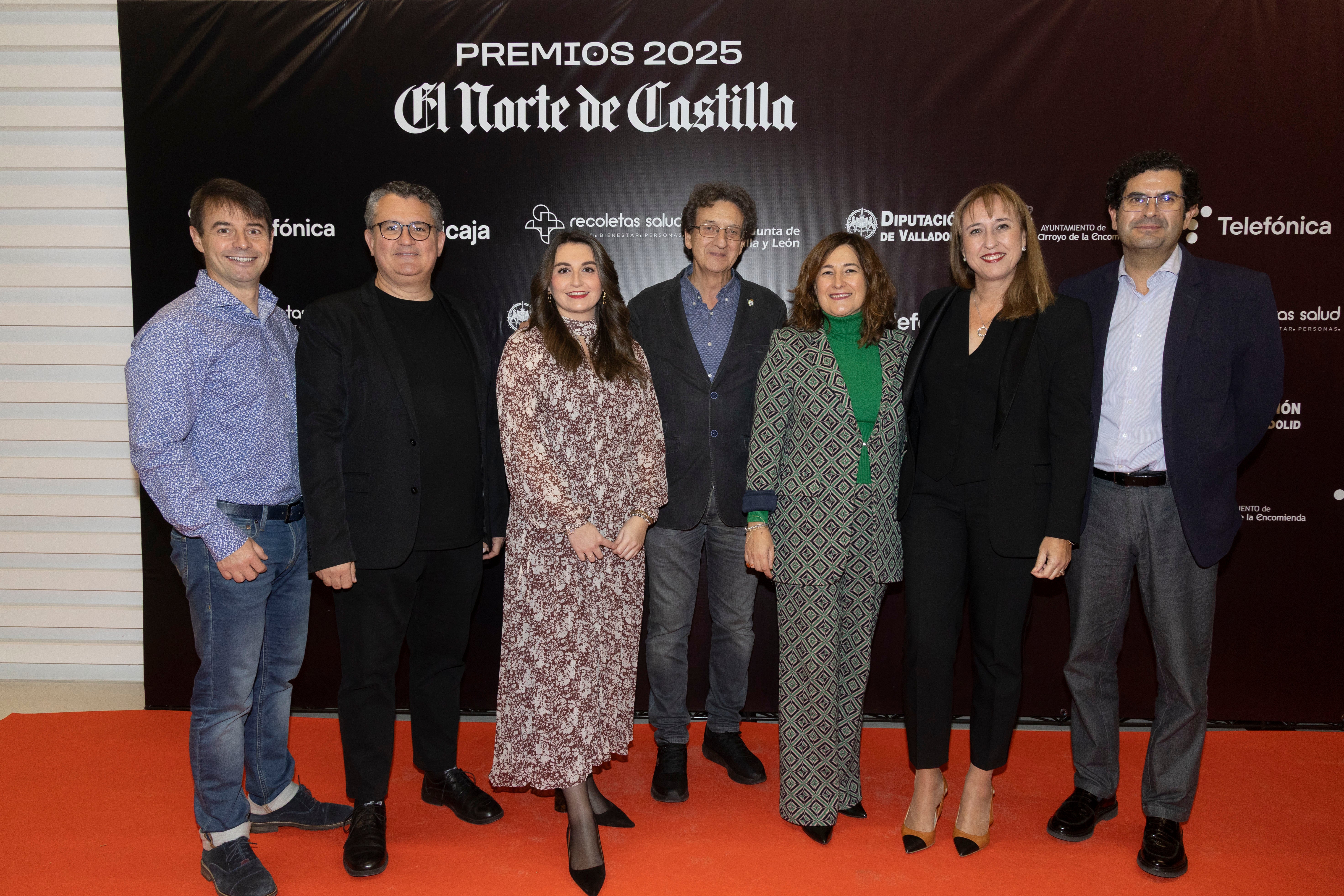 Raúl Medrano, Fernando Álvarez y Cristina Marbán, de Madison; José Luis Lara, de Lamartín; Teresa Cetulio, de Madison; Elena Ortega, de Impulsa Marketing; y Eduardo Estévez, de Empresa Familiar.