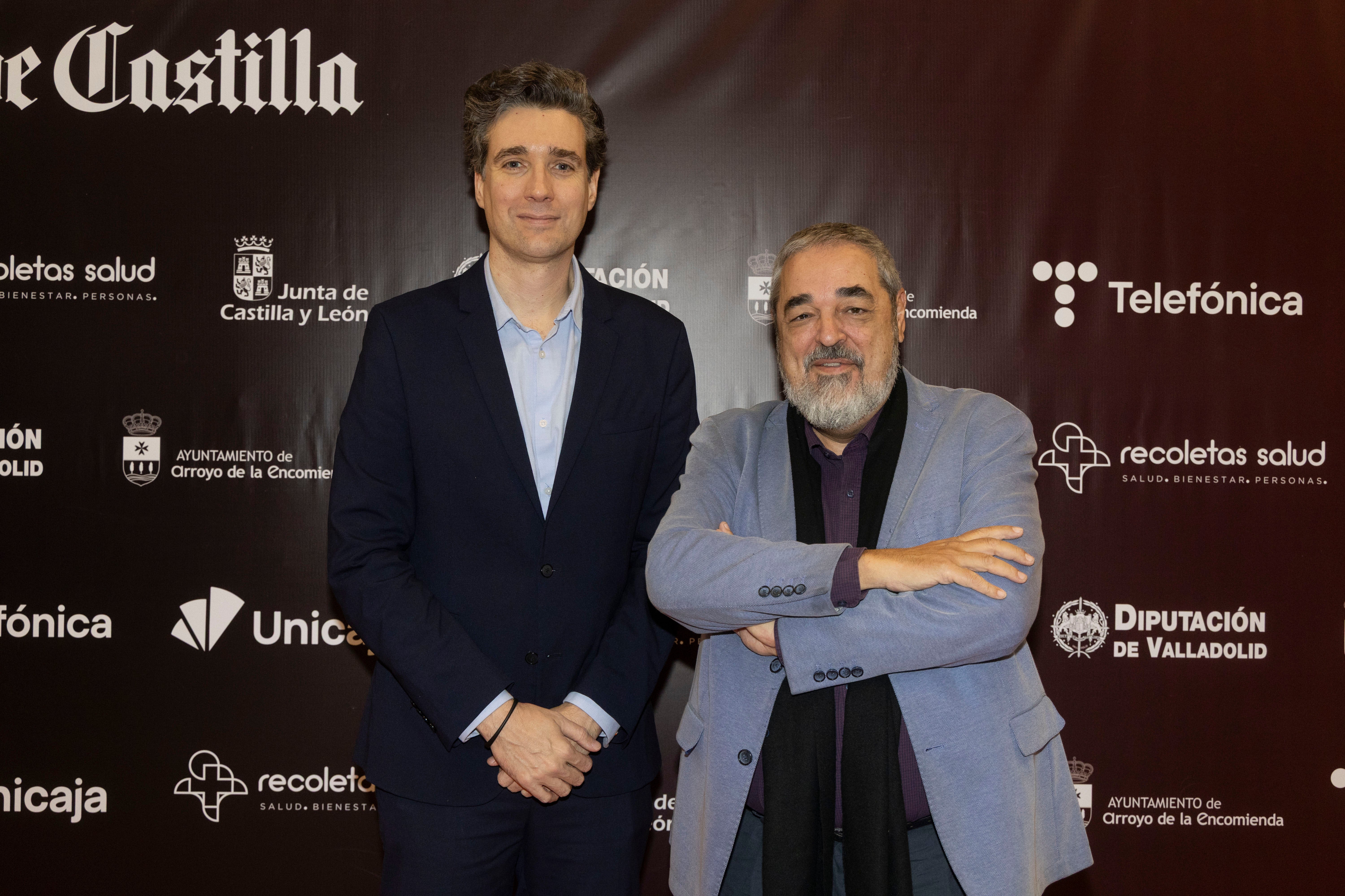 José Ángel Sanz, de Tebrío; y Carlos Aganzo, de El Norte. 