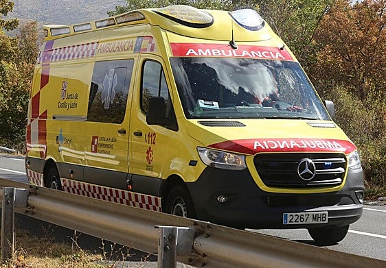 Una ambulancia de Sacyl.