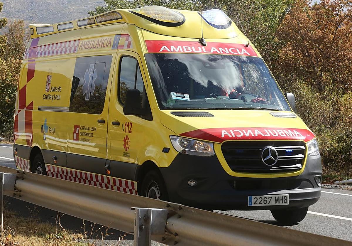 Una ambulancia de Sacyl.