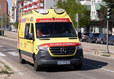 Herido un motorista de 55 años tras una colisión con un coche en Valladolid