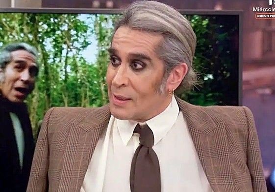 Mario Vazquerido durante su visita a 'El Hormiguero'.