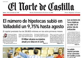 El número de hipotecas subió en Valladolid un 9,75% hasta agosto