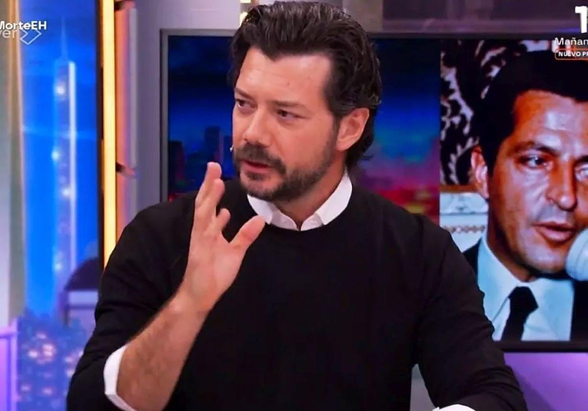 Álvaro Morte, en 'El Hormiguero'.