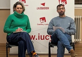 Isabel Nieto y el concejal Rodrigo San Martín.