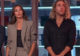 Rocío Crusset con su novio, Charlie Schein, en 'Masterchef Celebrity'.
