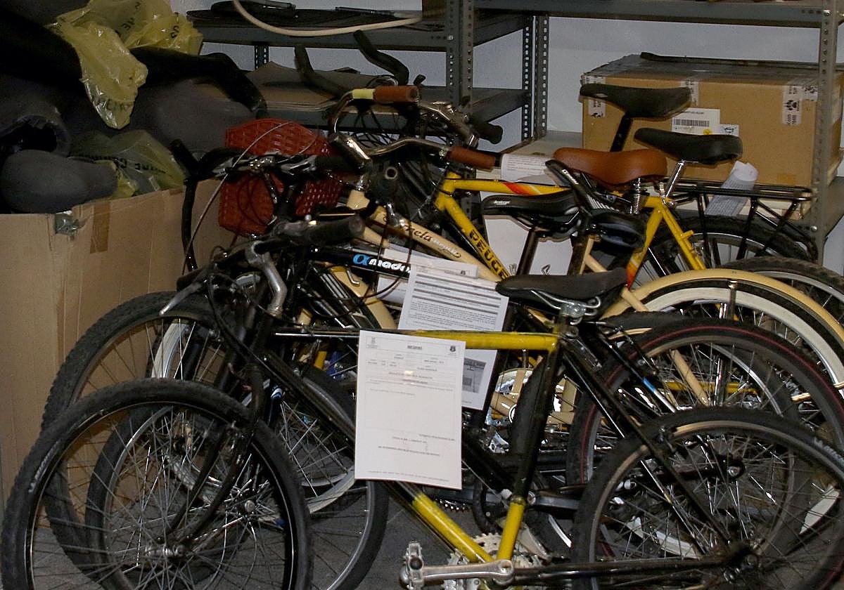 Oficina de objetos perdidos del Ayuntamiento de Segovia.