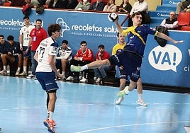 Pablo Herrero culmina una acción ofensiva.