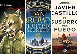 Portadas de los tres libros recomendados de la semana.