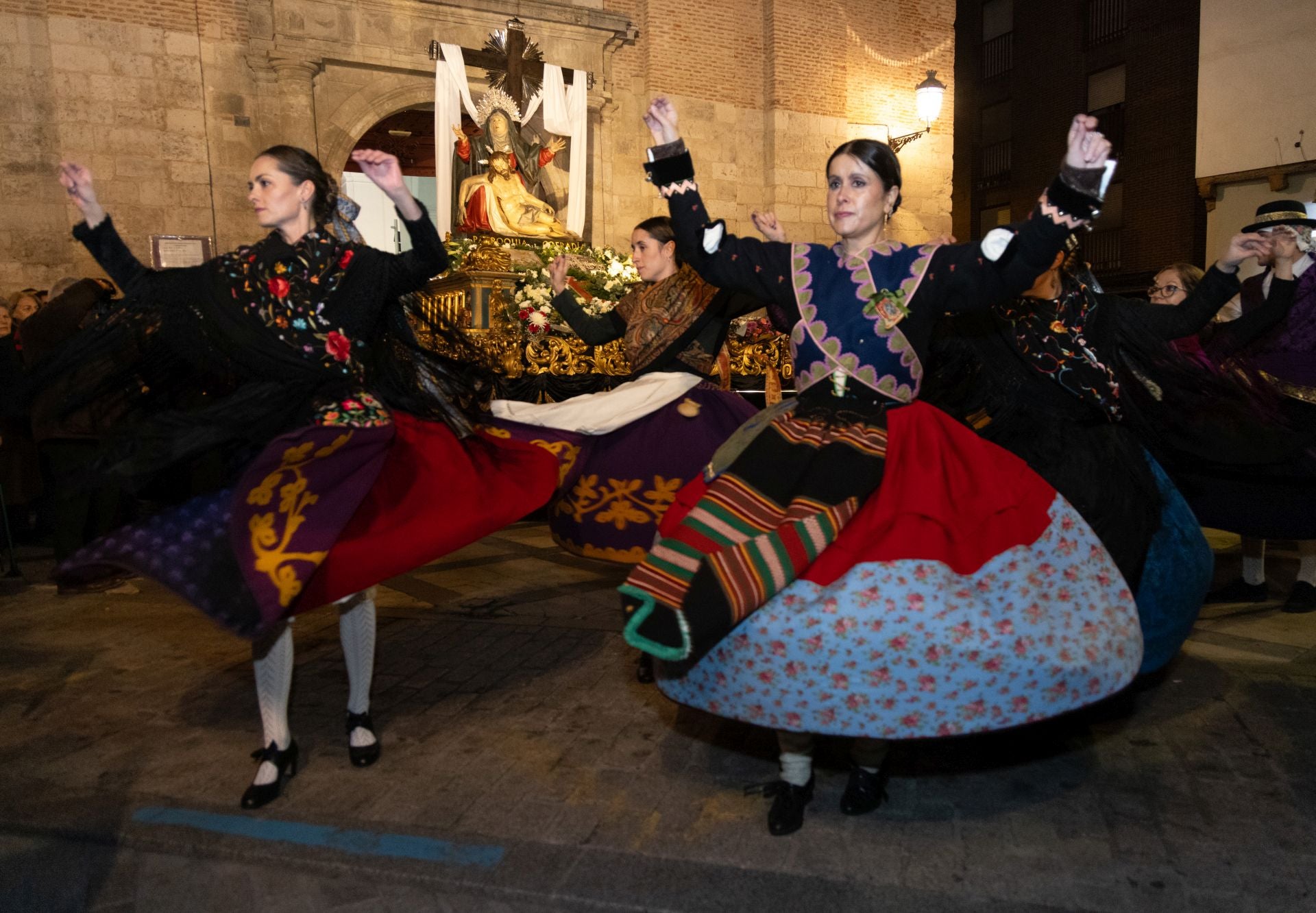 Las imágenes de la procesión de la Virgen de la Piedad en Valladolid