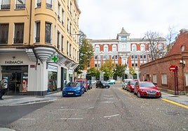 Zona de la calle Martínez de Azcoitia sobre la que se actuará.