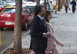 Alberto González Amador, a su llegada al Tribunal Supremo.