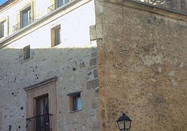 Fachada de la antigua cárcel de Sepúlveda.