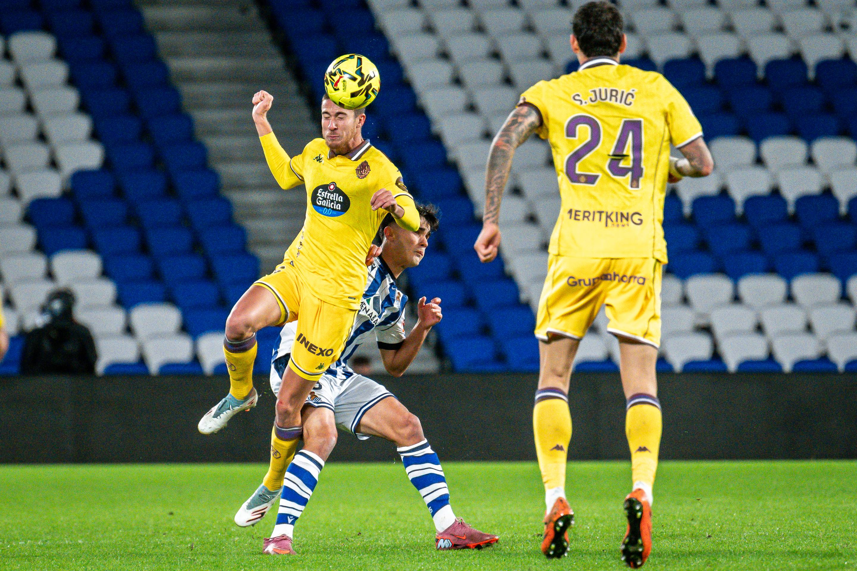 Las imágenes de la derrota ante la Real Sociedad B en Anoeta