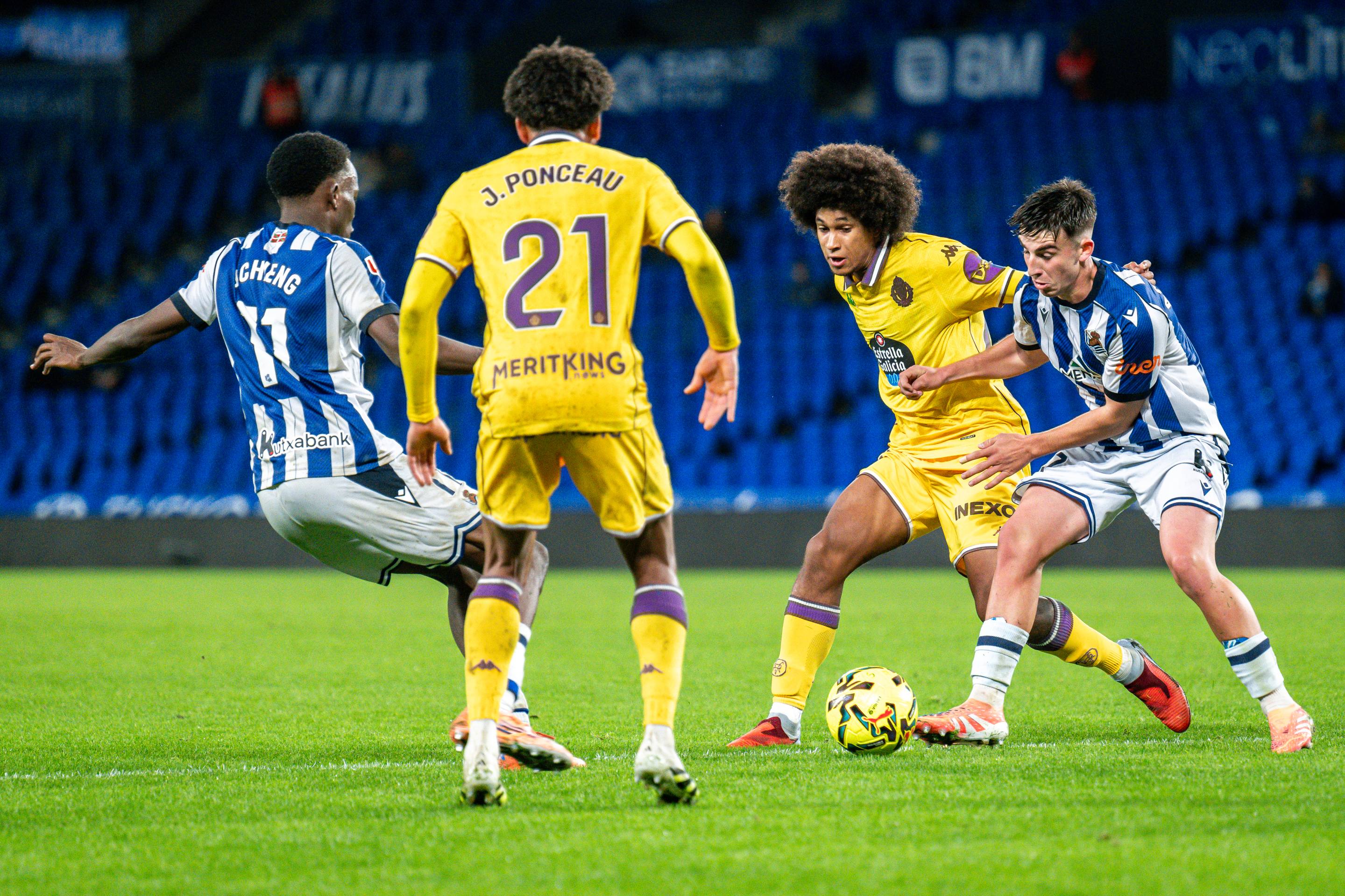 Las imágenes de la derrota ante la Real Sociedad B en Anoeta