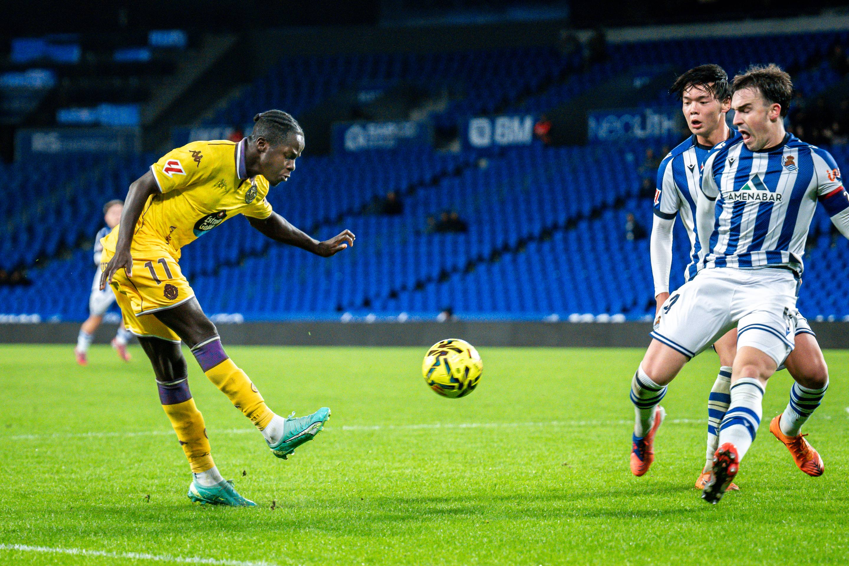 Las imágenes de la derrota ante la Real Sociedad B en Anoeta