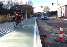Las obras del carril bici