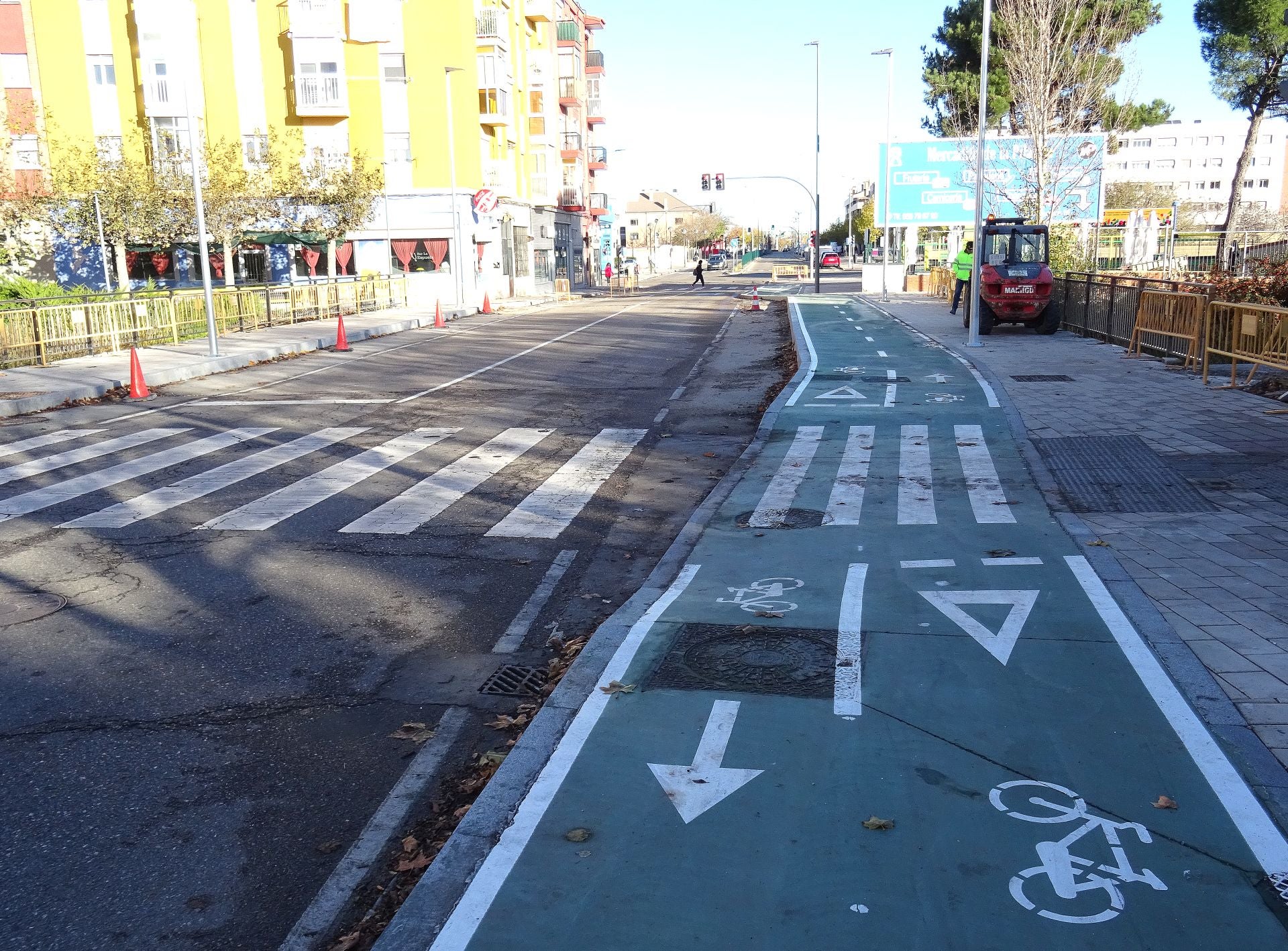 El carril bici que unirá Pajarillos con Pilarica y Los Santos Pilarica, en imágenes