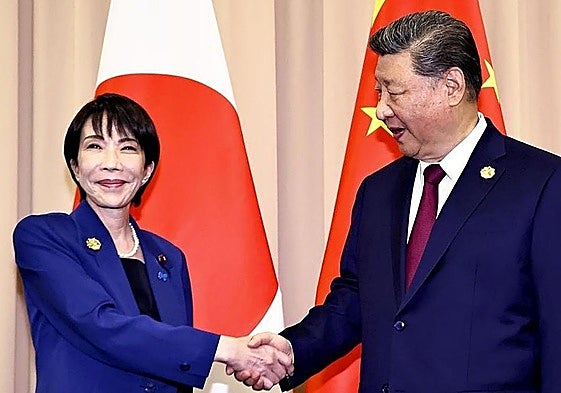 Takaichi y Xi se reunieron en fechas pasadas en el marco del Foro de Cooperación Económica Asia-Pacífico.