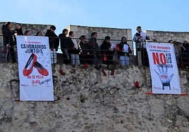 Acto del 25N en Cuéllar.