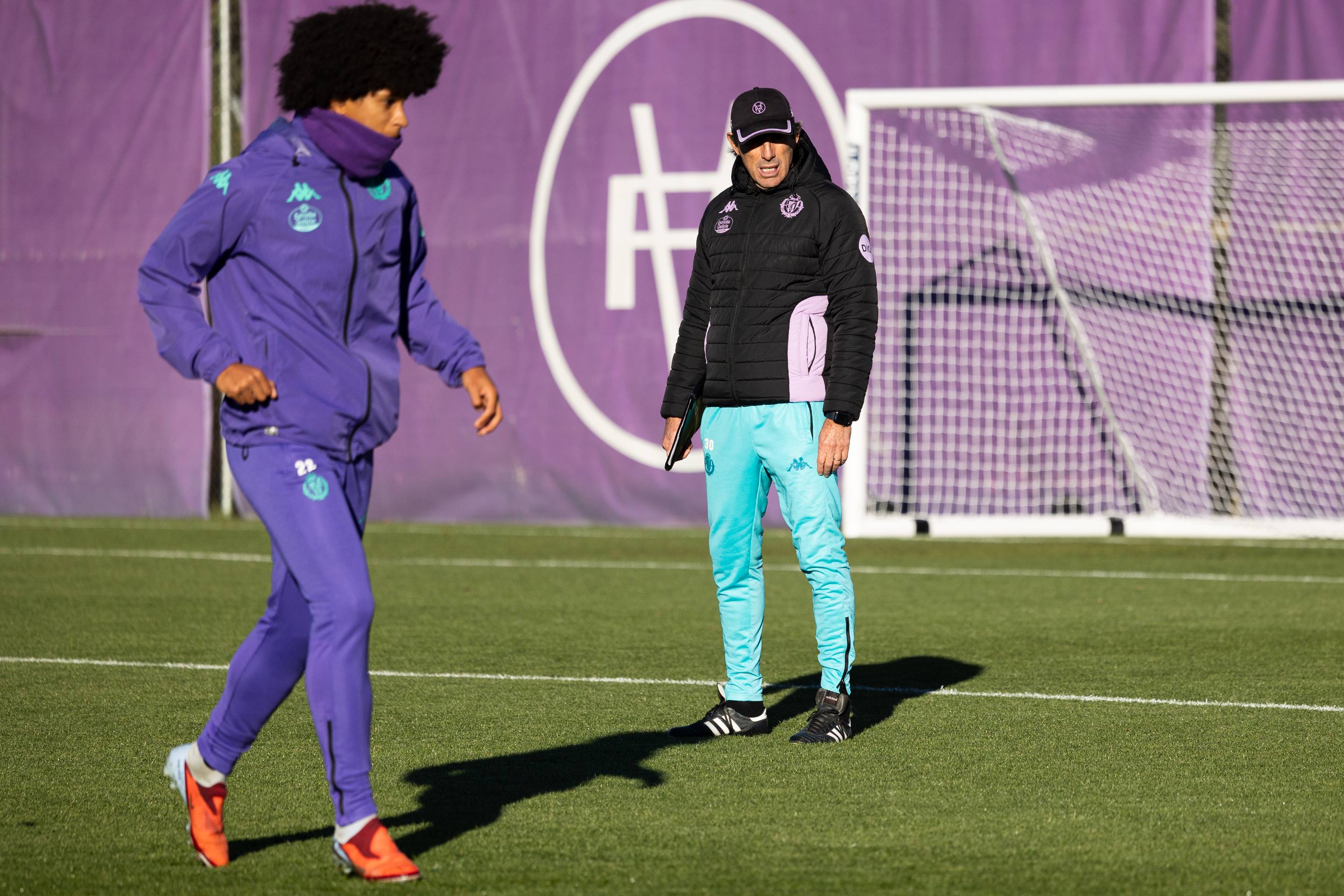 El entrenamiento del Pucela tras la derrota en Anoeta, en imágenes