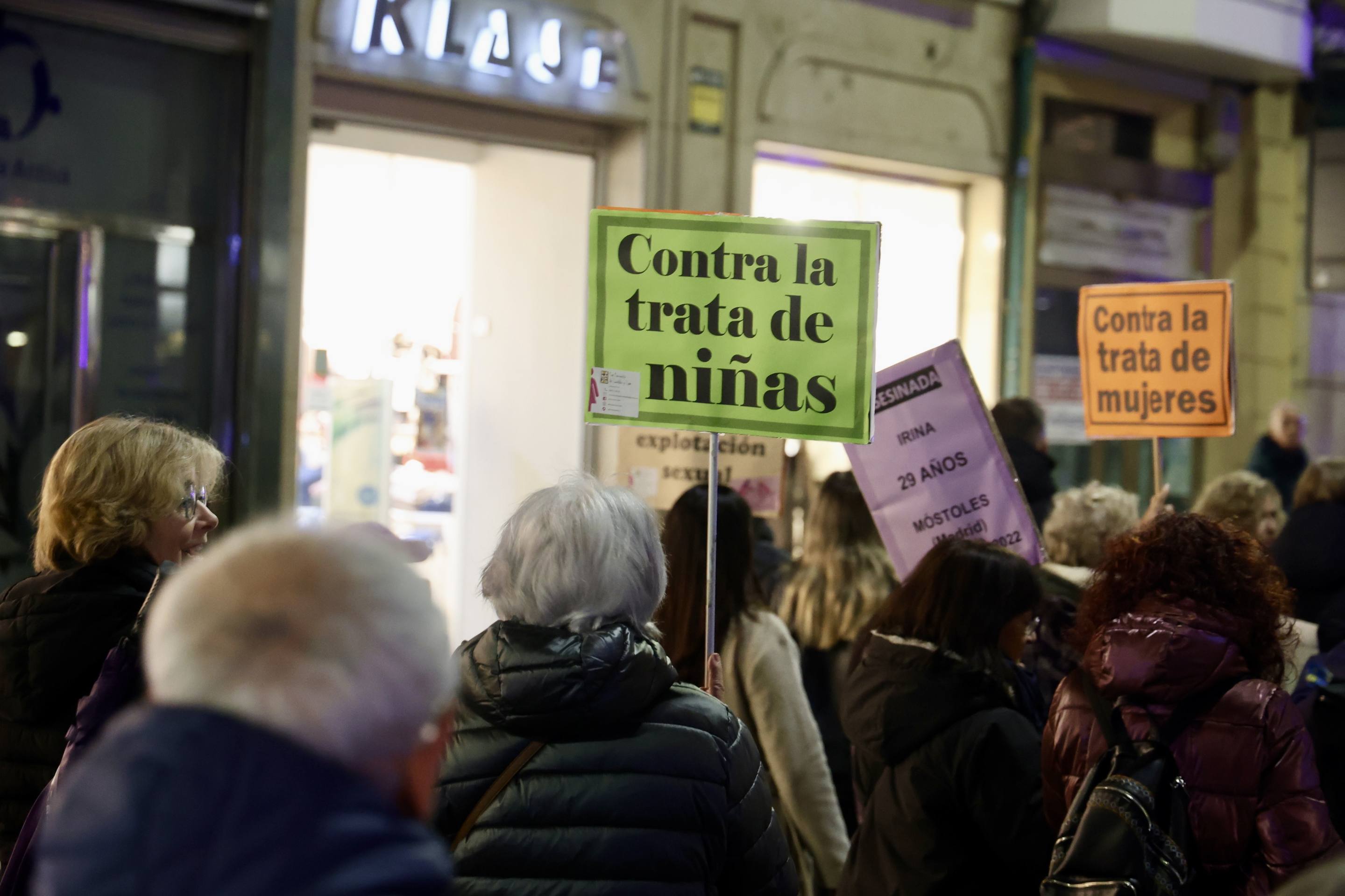 Las reivindicaciones por el 25N en Valladolid, en imágenes