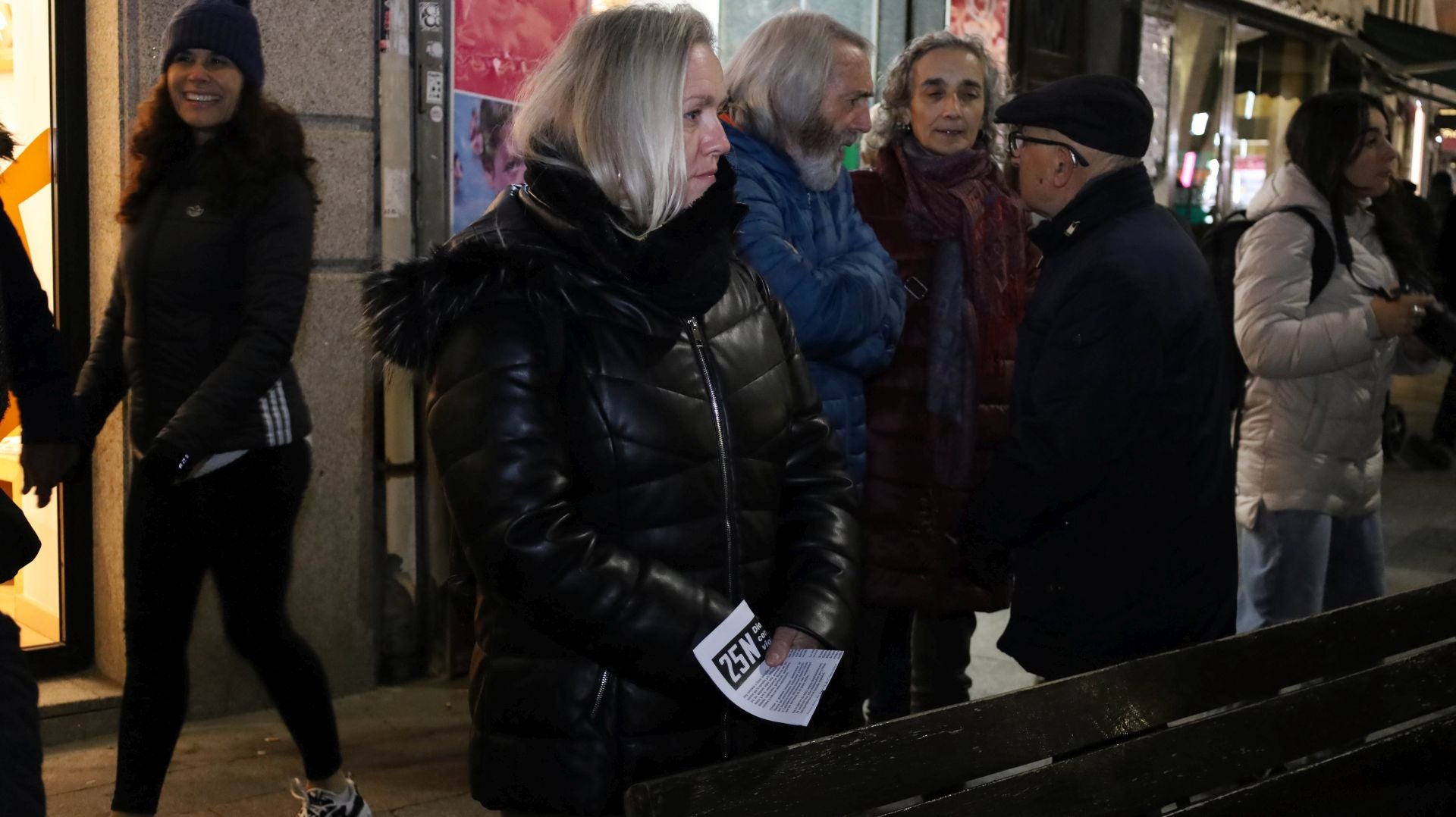 La manifestación del 25N en Palencia en imágenes