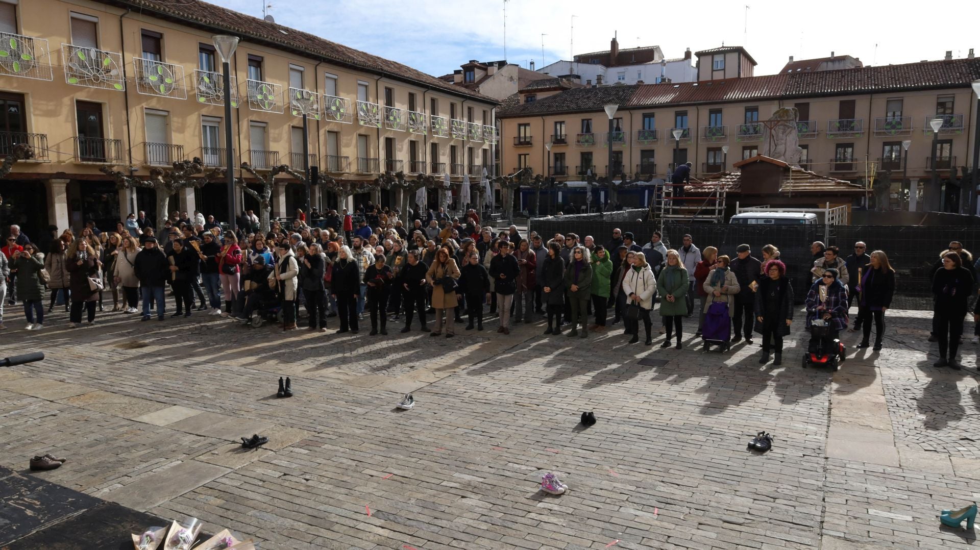 Así reclama Palencia el fin de la violencia contra las mujeres