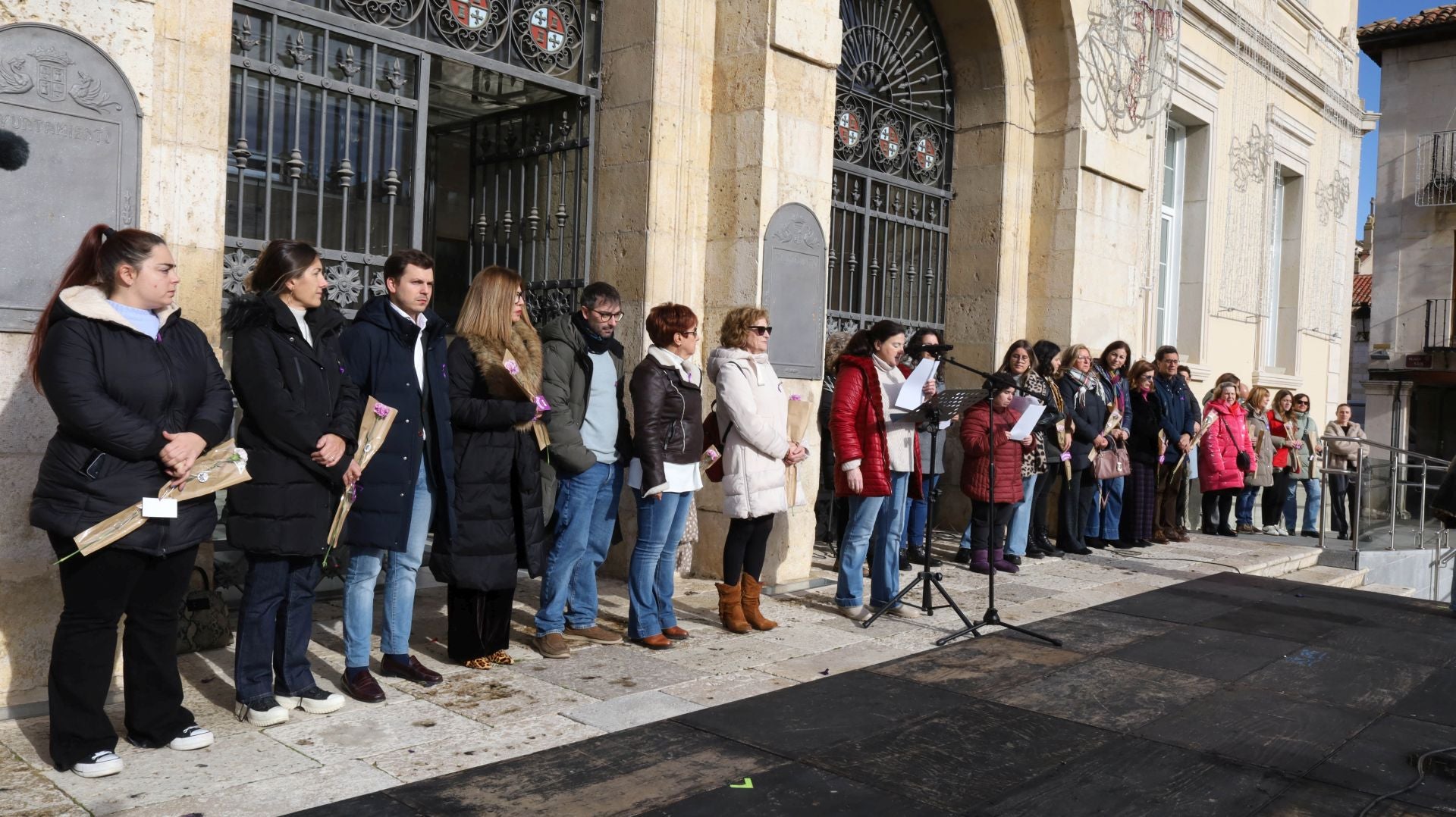 Así reclama Palencia el fin de la violencia contra las mujeres