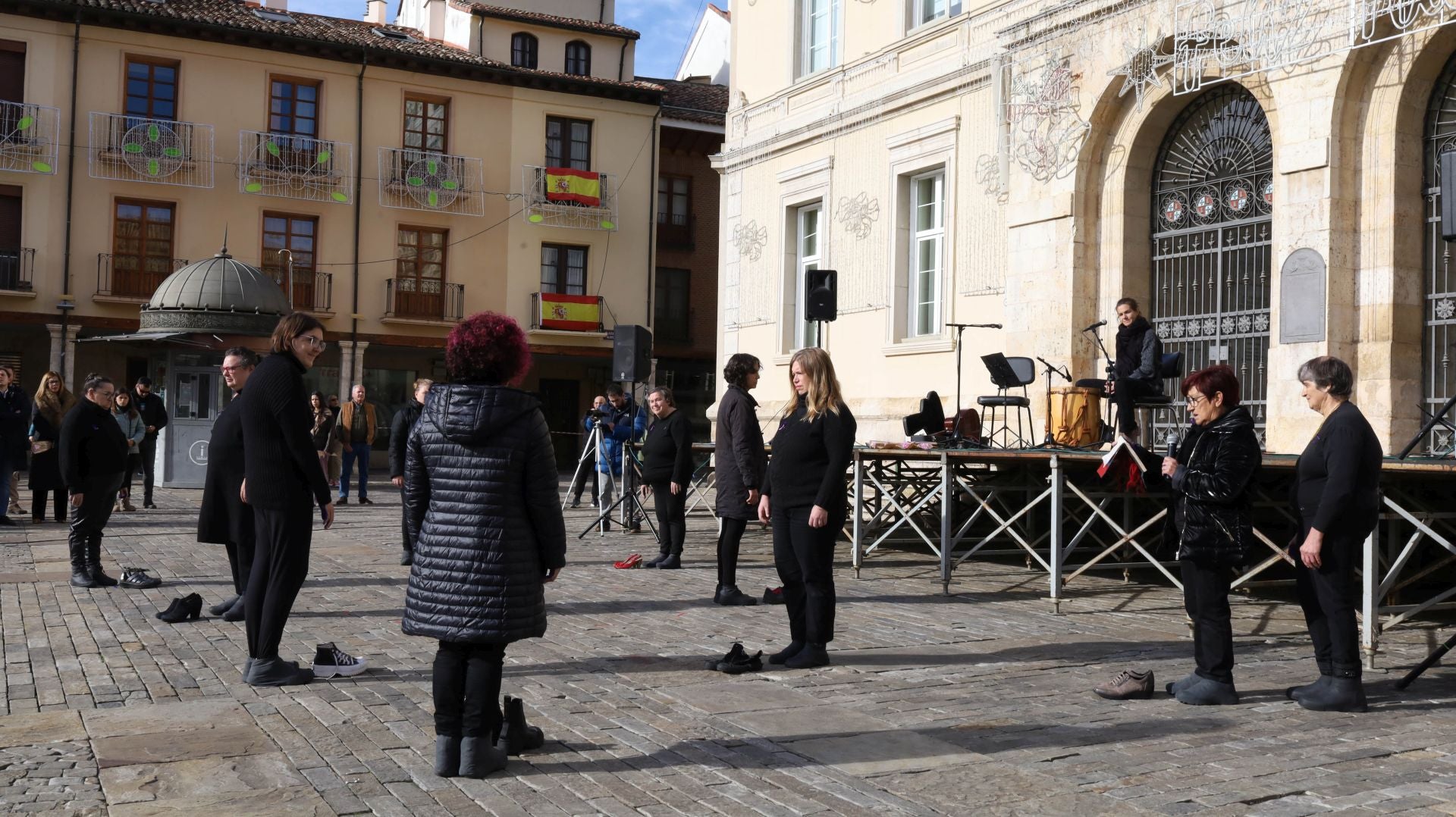 Así reclama Palencia el fin de la violencia contra las mujeres