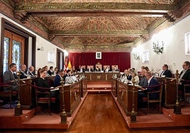 Pleno ordinario en la Diputación de Valladolid correspondiente al mes de octubre.