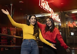 Andrea Garcy y Rocío Torío, cantautoras vallisoletanas.