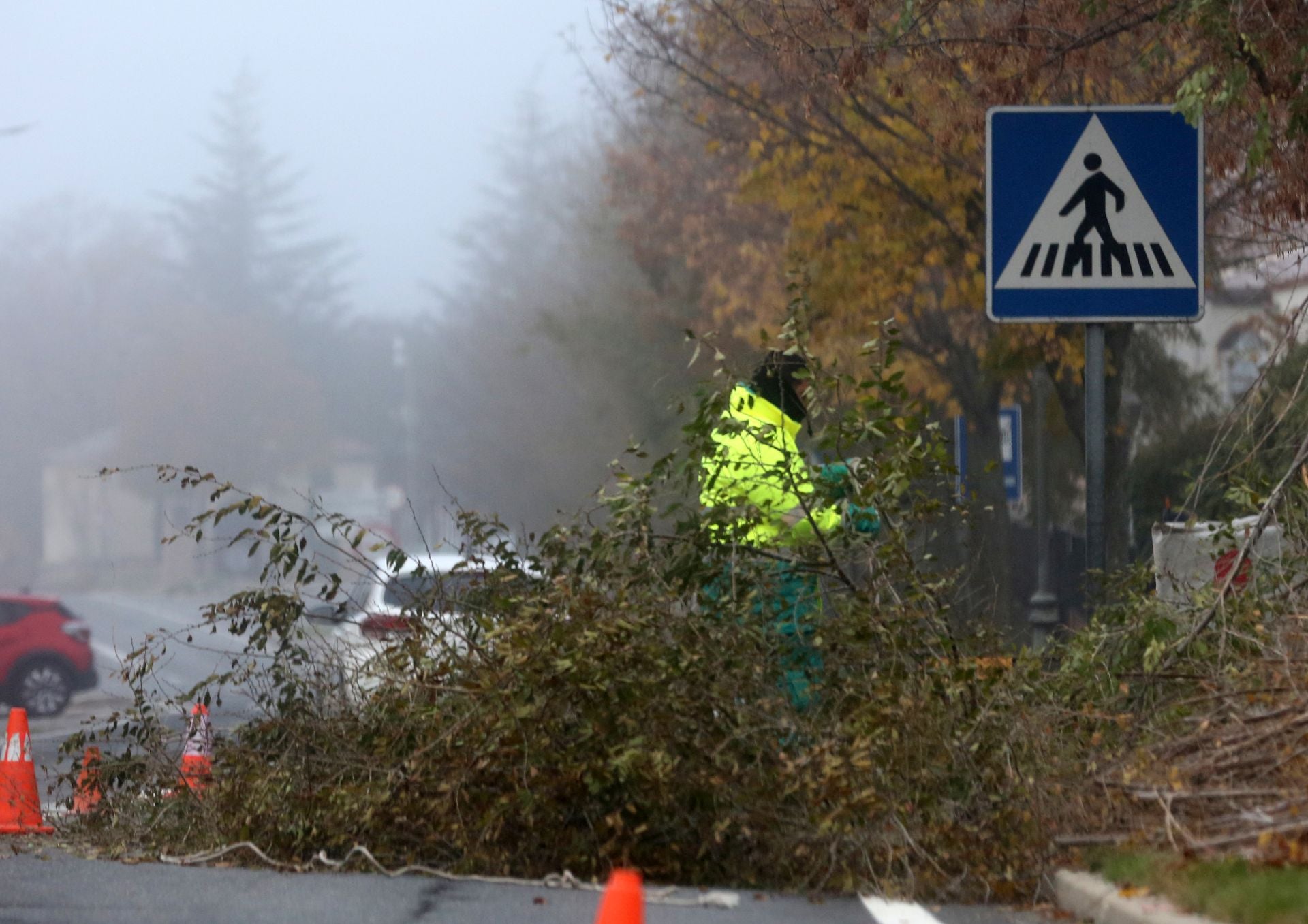 Mañana con temperaturas bajo cero en la provincia de Segovia