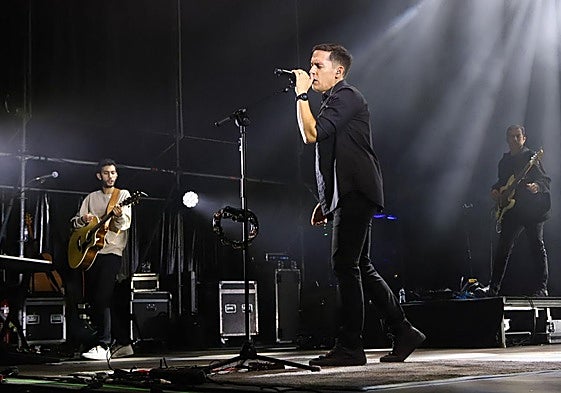 Maldita Nerea, en un concierto en Miranda de Ebro.