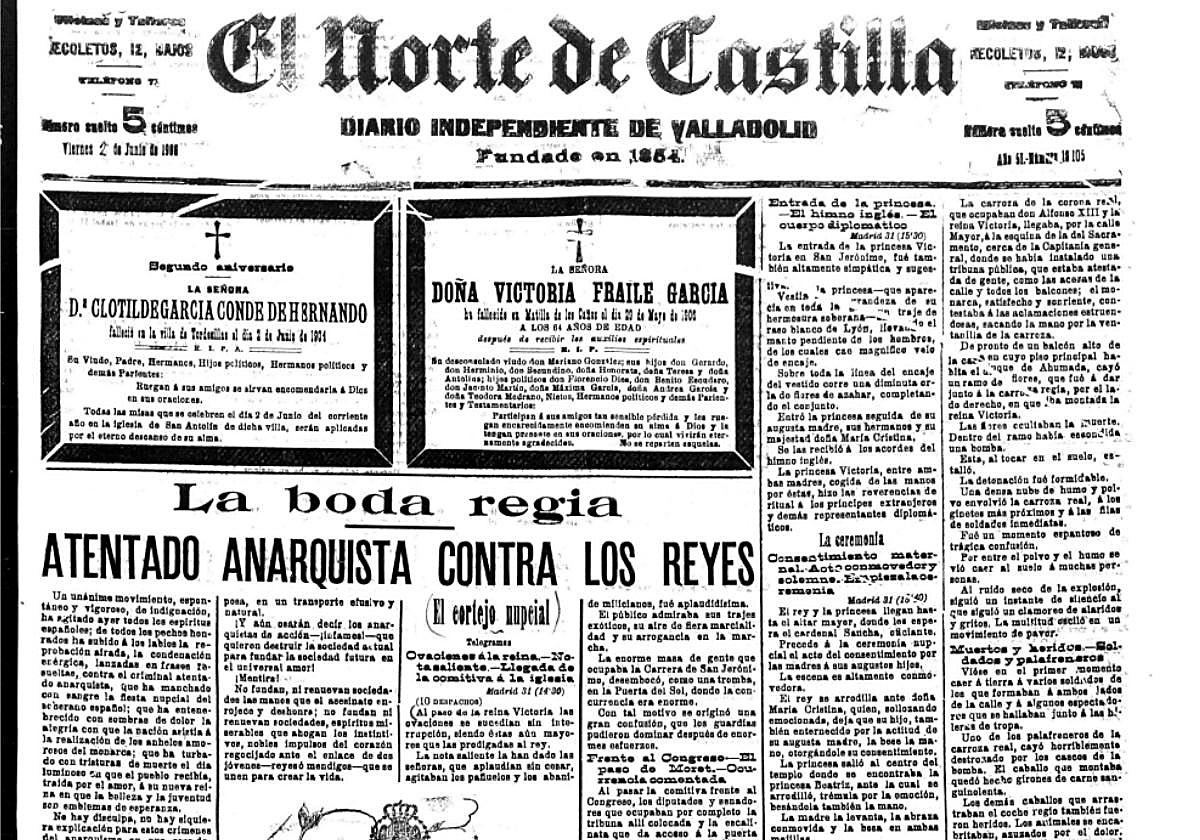 Atentado anarquista contra los reyes