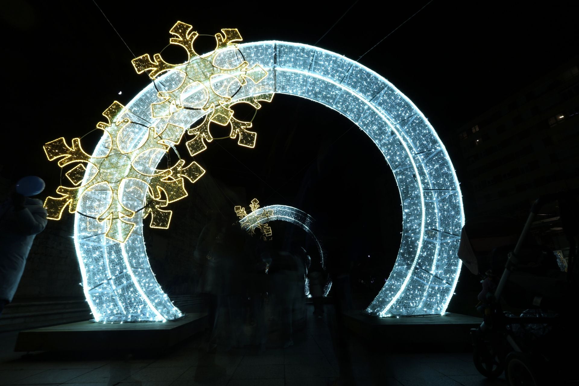 Las imágenes del encendido de las luces de Navidad en Valladolid