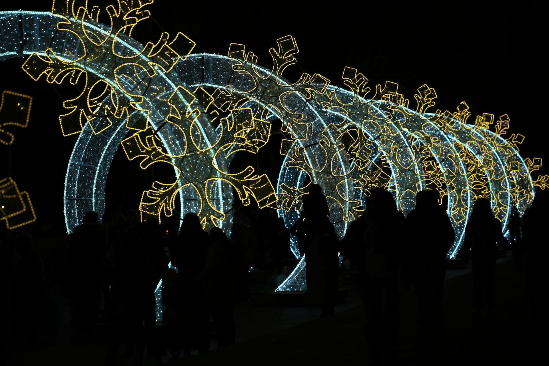 Las imágenes del encendido de las luces de Navidad en Valladolid