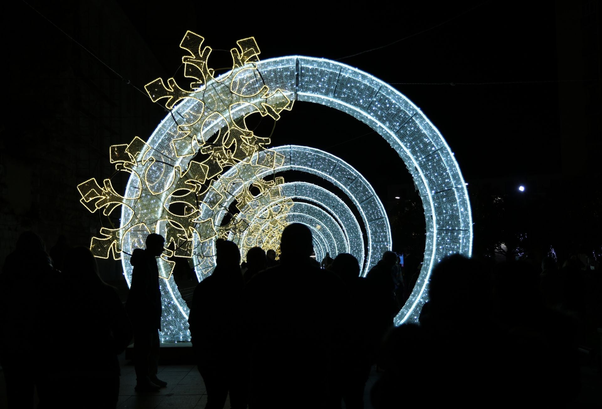 Las imágenes del encendido de las luces de Navidad en Valladolid