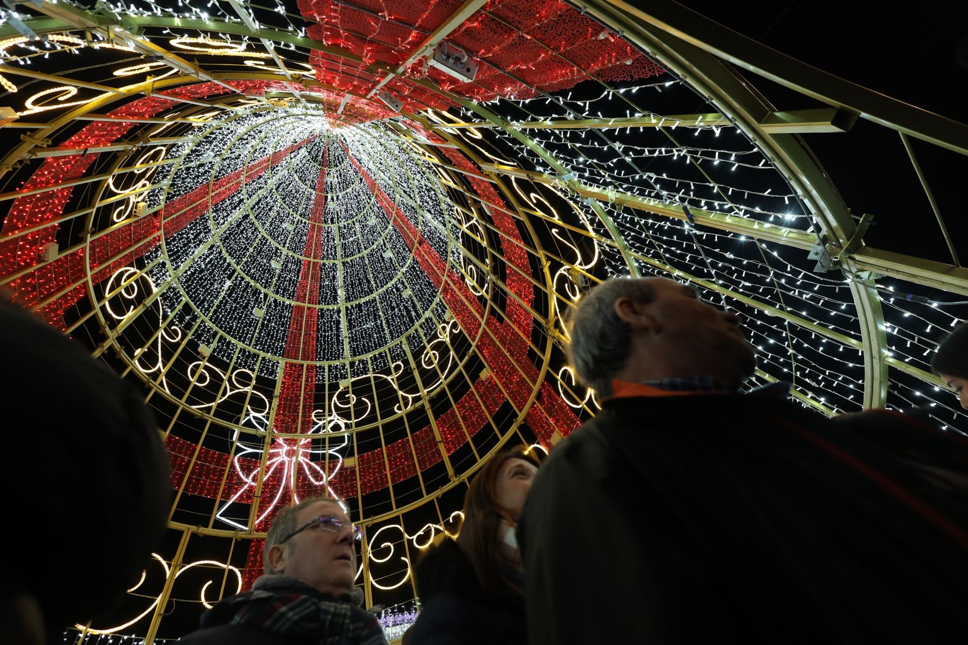 Las imágenes del encendido de las luces de Navidad en Valladolid