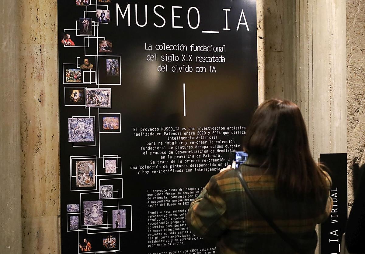 Inauguración, este jueves, de una exposición de piezas creadas por inteligencia artificial en el Museo de Palencia.