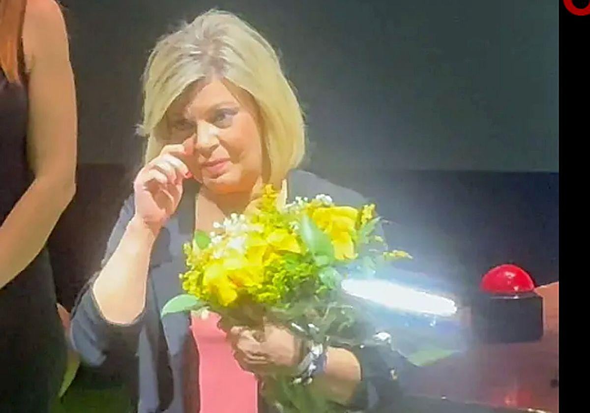 Terelu tras su última función de 'Santa Elena'.