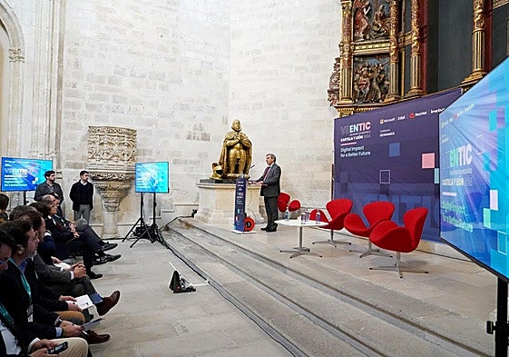 Celebración del ENTIC Castilla y León 2024, con la intervención del consejero, José Luis Sanz.