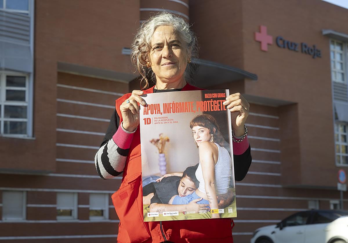 Gema Arroyo, psicóloga del Programa de Atención Integral a personas con VIH de Cruz Roja.