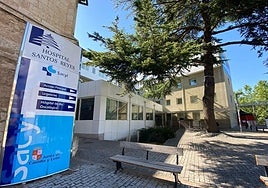 Hospital Santos Reyes de Aranda de Duero, adonde acudió el accidentado de Ayllón.